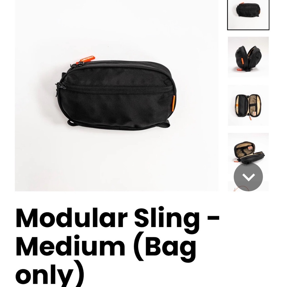 Labo Mono Black Modular Sling Bag